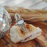 Cairn Ring in Ocean Jasper (Size 9) - Golden Road Crafted