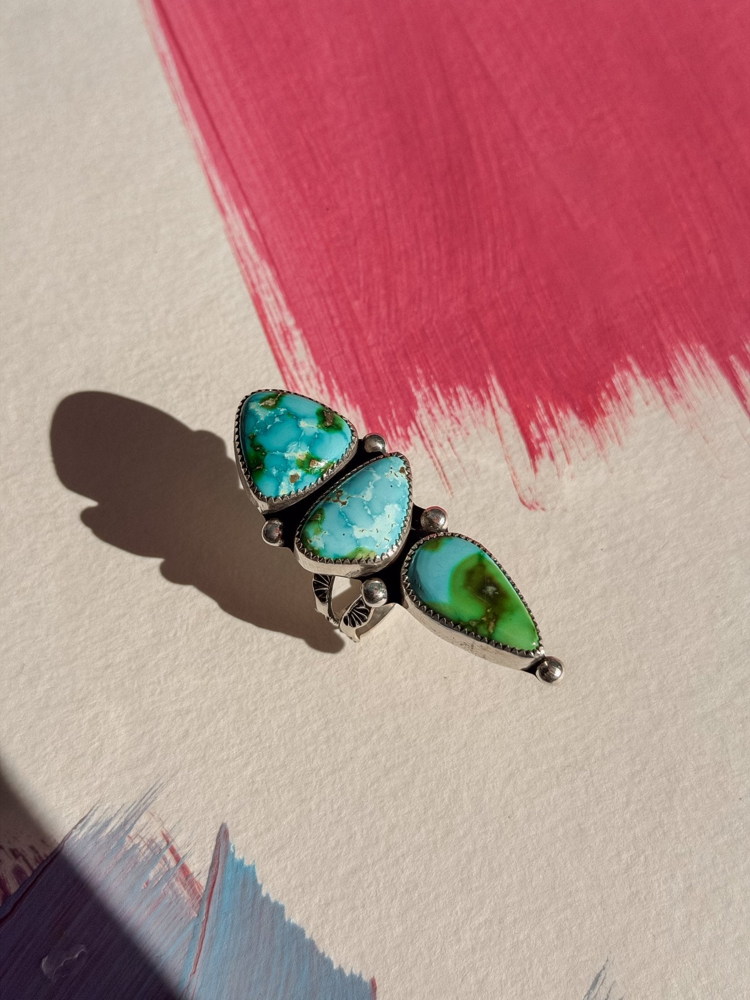 Cairn Ring in Sonoran Mtn (Size 7.5) - Golden Road Crafted
