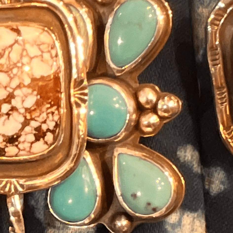 Campitos Turquoise Hat Pin - Golden Road Crafted