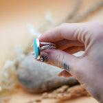 Campitos Turquoise Ring (Size 9) - Golden Road Crafted