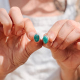 Carico Lake Turquoise Stud Earrings - Golden Road Crafted