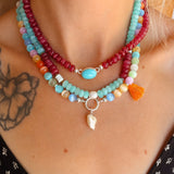 Charm Keeper in Rose Quartz - Golden Road Crafted