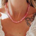 Charm Keeper in Rose Quartz - Golden Road Crafted