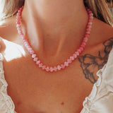 Charm Keeper in Rose Quartz - Golden Road Crafted
