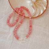 Charm Keeper in Rose Quartz - Golden Road Crafted