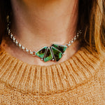 Choker in Royston Turquoise - Golden Road Crafted