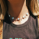 Choker in Sterling Opal - Golden Road Crafted