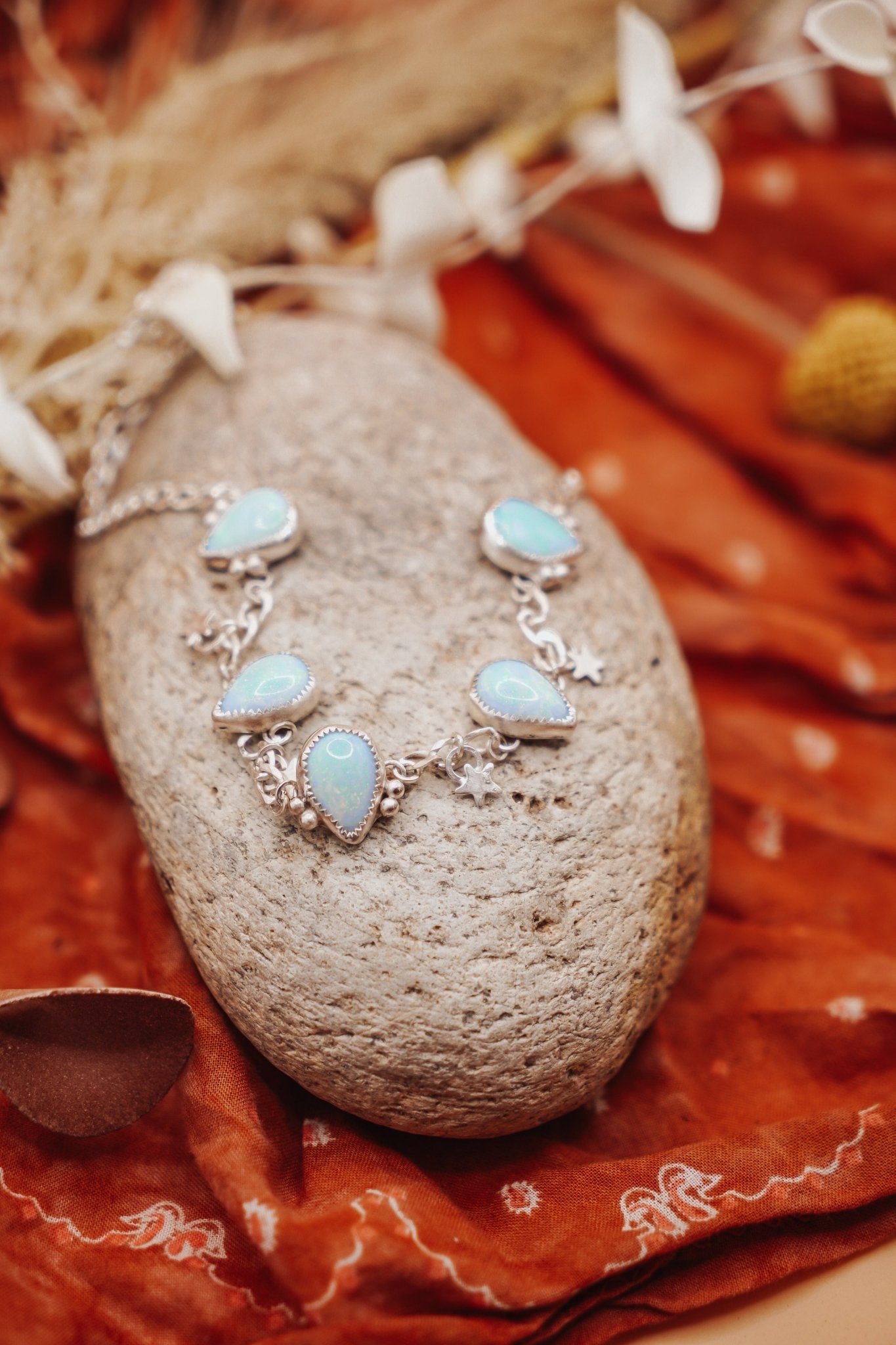 Choker in Sterling Opal - Golden Road Crafted