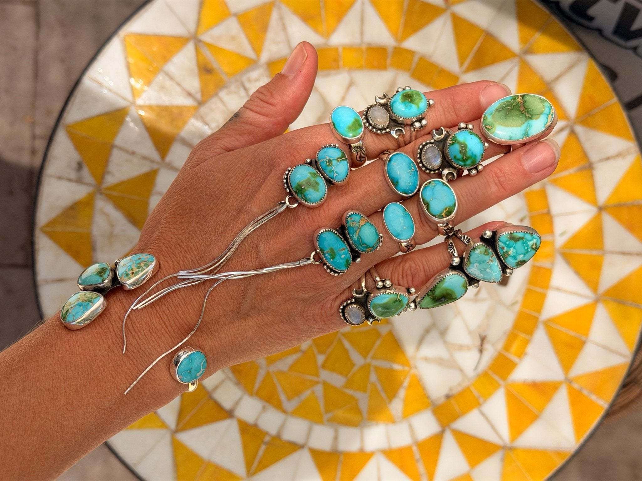 Cluster Wrap Cuff in Sonoran Mtn - Golden Road Crafted
