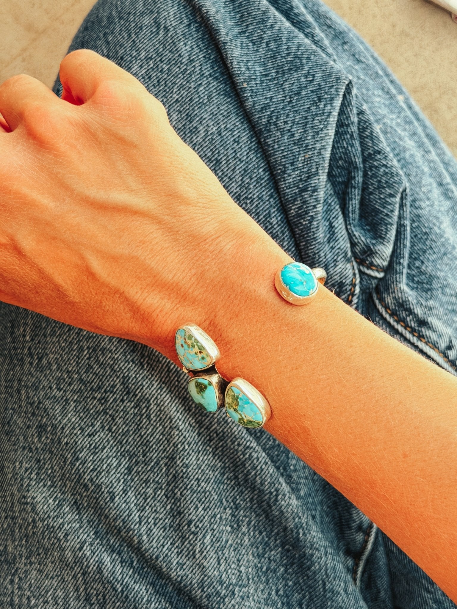 Cluster Wrap Cuff in Sonoran Mtn - Golden Road Crafted