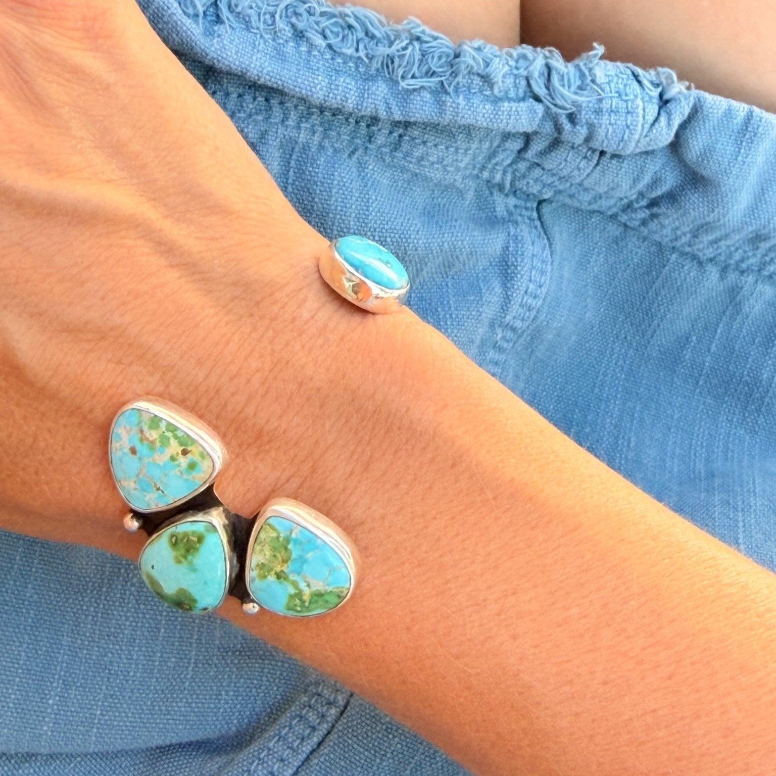 Cluster Wrap Cuff in Sonoran Mtn - Golden Road Crafted