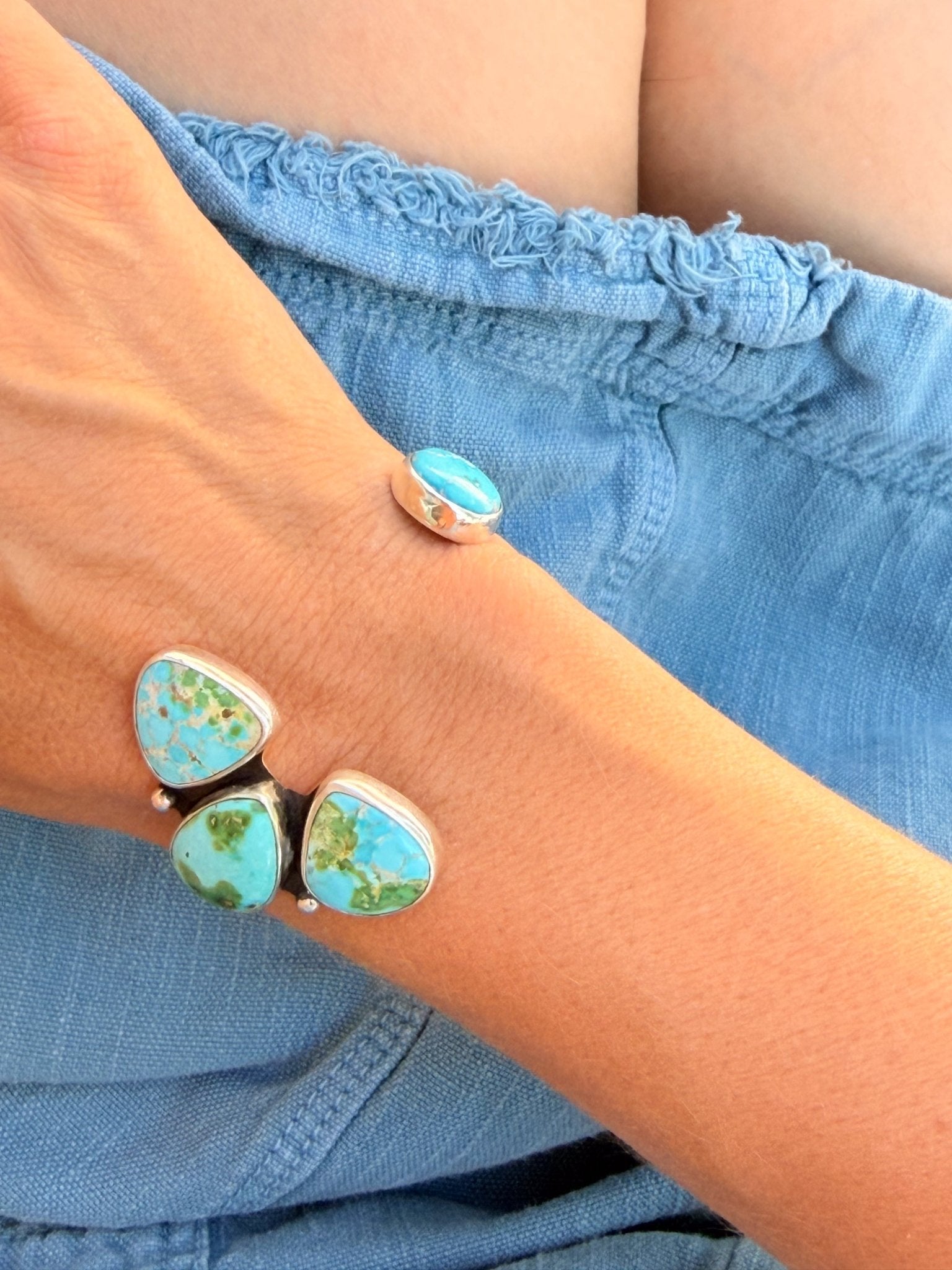 Cluster Wrap Cuff in Sonoran Mtn - Golden Road Crafted