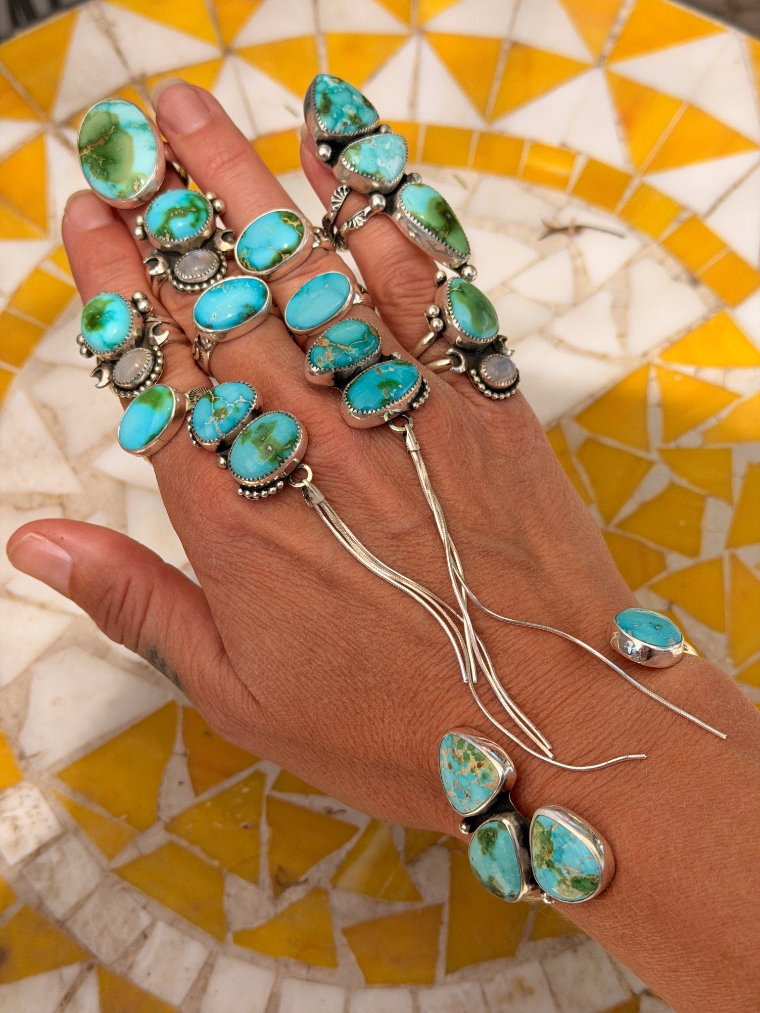 Cluster Wrap Cuff in Sonoran Mtn - Golden Road Crafted