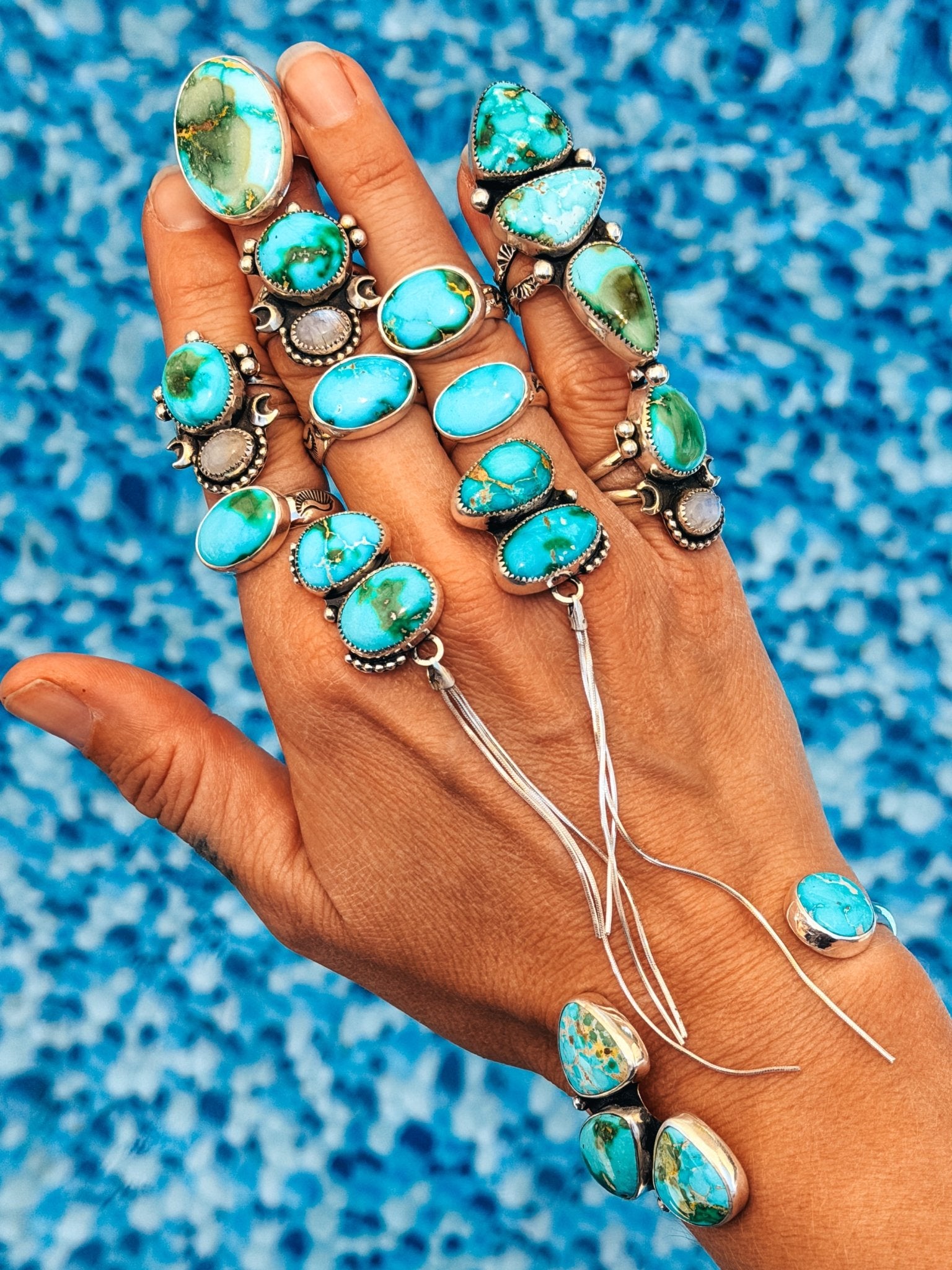 Cluster Wrap Cuff in Sonoran Mtn - Golden Road Crafted