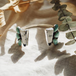 Cluster Wrap Cuff in White Buffalo & Kingman Turquoise - Golden Road Crafted