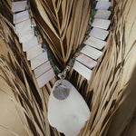 Collar with Pearl + Shell and Abalone Shell - Golden Road Crafted