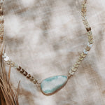 Cosmic Choker in Larimar - Golden Road Crafted