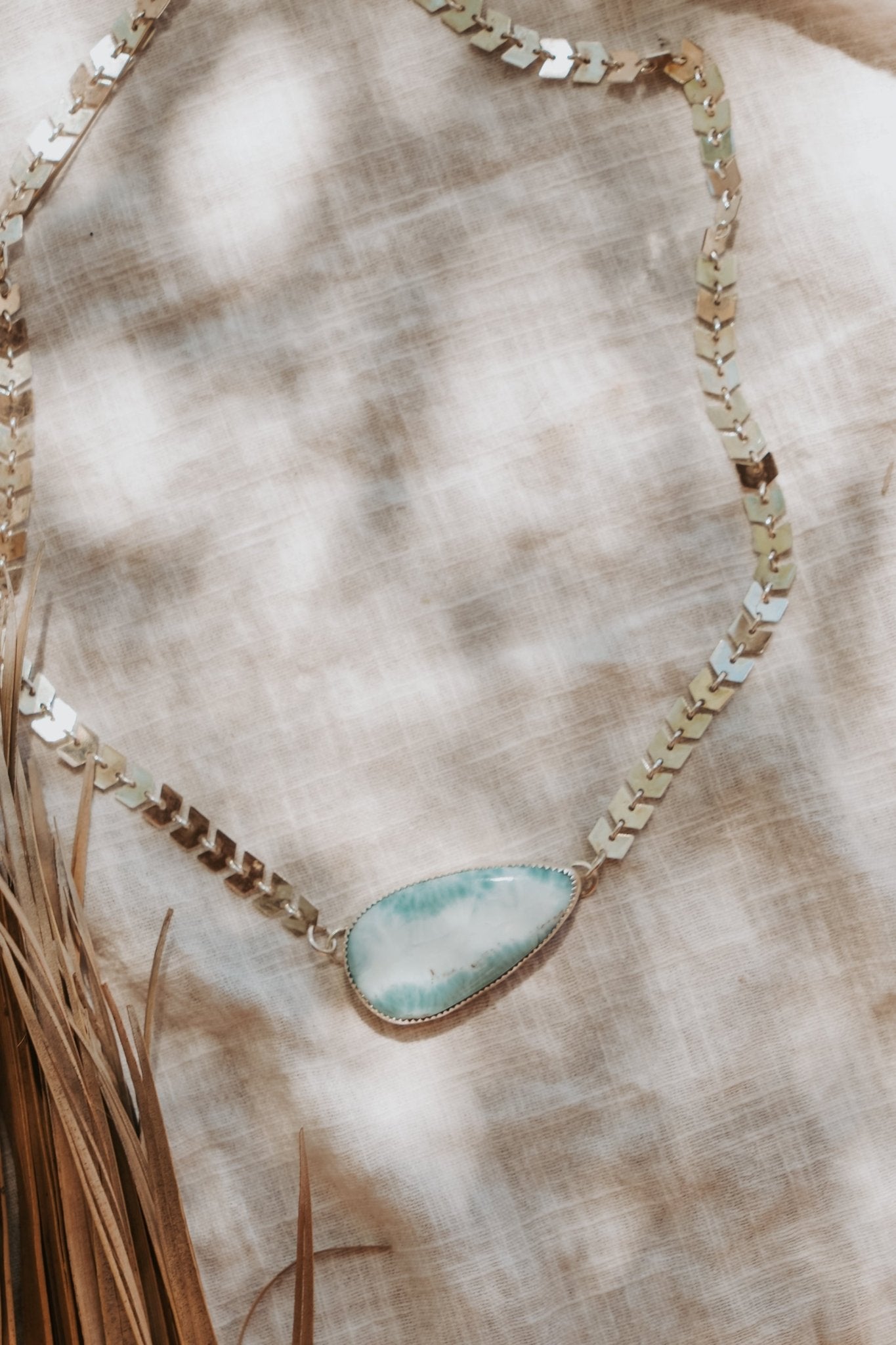 Cosmic Choker in Larimar - Golden Road Crafted