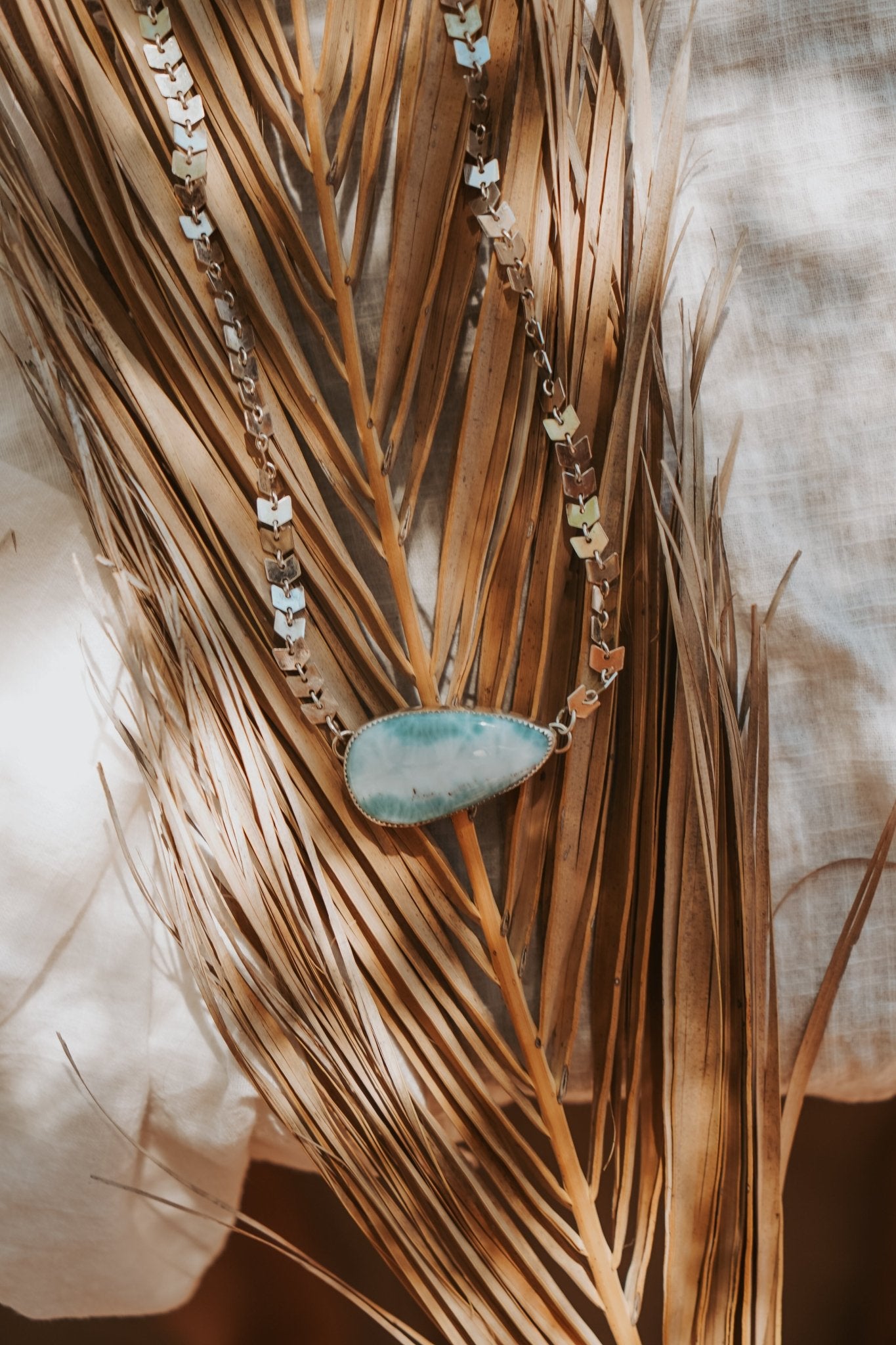 Cosmic Choker in Larimar - Golden Road Crafted