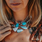 Cosmic Choker in Larimar - Golden Road Crafted