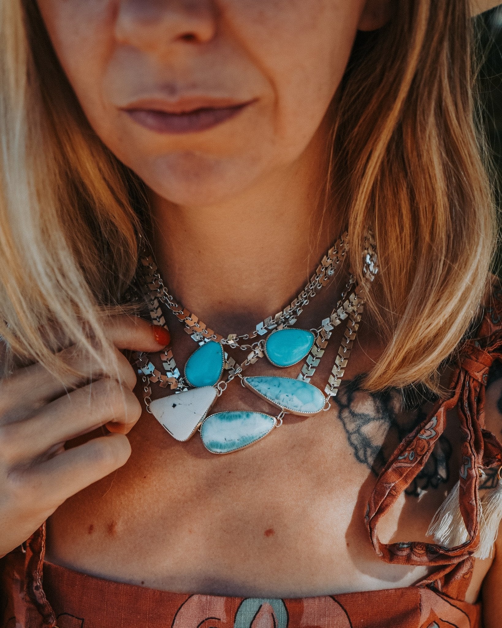 Cosmic Choker in White Buffalo - Golden Road Crafted