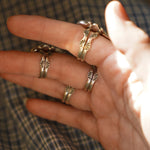 Creosote Ring in Sonoran Mountain Turquoise (size 7.5) - Golden Road Crafted