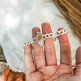 Curb Chain Bracelet in Ocean Jasper - Golden Road Crafted