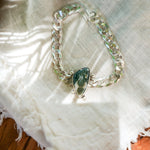 Curb Chain Bracelet in Ocean Jasper - Golden Road Crafted