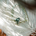 Curb Chain Bracelet in Ocean Jasper - Golden Road Crafted