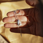 Dainty Lariat in Golden Hills Turquoise - Golden Road Crafted