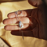 Dainty Lariat in Golden Hills Turquoise - Golden Road Crafted