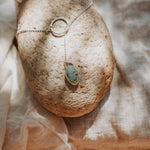 Dainty Lariat in Golden Hills Turquoise - Golden Road Crafted