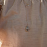 Dainty Lariat in Golden Hills Turquoise - Golden Road Crafted