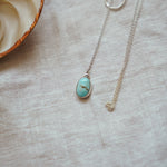 Dainty Lariat in Golden Hills Turquoise - Golden Road Crafted