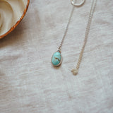 Dainty Lariat in Golden Hills Turquoise - Golden Road Crafted