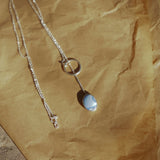 Dainty Lariat in Golden Hills Turquoise - Golden Road Crafted