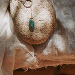 Dainty Lariat in Turquoise Mountain - Golden Road Crafted