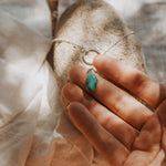 Dainty Lariat in Turquoise Mountain - Golden Road Crafted