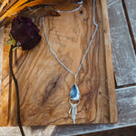 Dendritic Agate Pendant - Golden Road Crafted