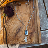 Dendritic Agate Pendant - Golden Road Crafted