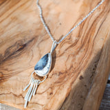 Dendritic Agate Pendant - Golden Road Crafted