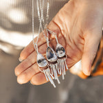 Dendritic Agate Pendant - Golden Road Crafted