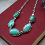 Desert Cloud Choker in Royston Turquoise - Golden Road Crafted
