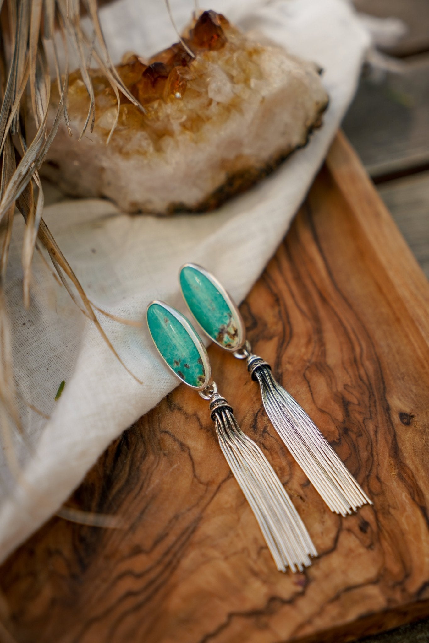 Desert Dusters in Turquoise - Golden Road Crafted