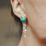 Disco Drops in Sonoran Mtn Turquoise - Golden Road Crafted