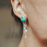 Disco Drops in Sonoran Mtn Turquoise - Golden Road Crafted