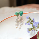 Disco Drops in Sonoran Mtn Turquoise - Golden Road Crafted