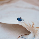 Dollop Ring in Blue Kyanite (Size 6) - Golden Road Crafted