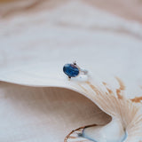 Dollop Ring in Blue Kyanite (Size 6) - Golden Road Crafted