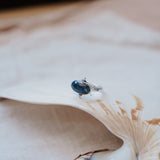 Dollop Ring in Blue Kyanite (Size 7.75) - Golden Road Crafted